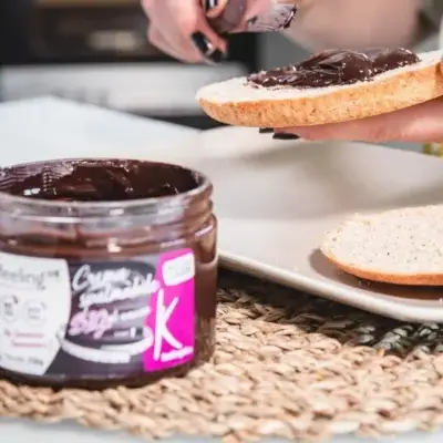 Feeling Ok, Pate à Tartiner au Chocolat, 28% de Proteine, 250g – Image 2
