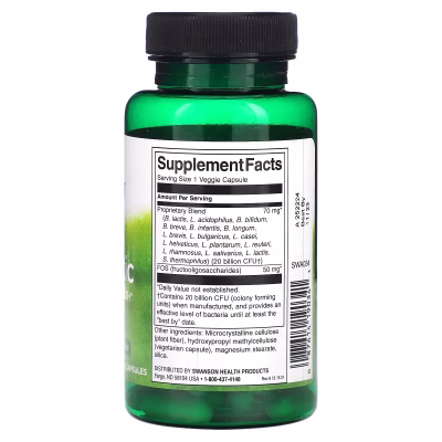 Swanson - Probiotic Digestive Enzymes 60 Capsules – Image 2