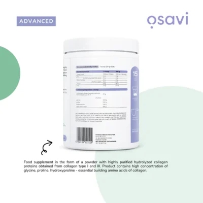 Osavi – Collagène Hydrolysé – Types 1 et 3 – 300g – Image 3