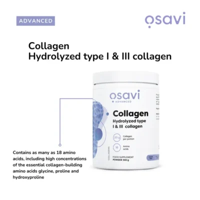 Osavi – Collagène Hydrolysé – Types 1 et 3 – 300g – Image 2
