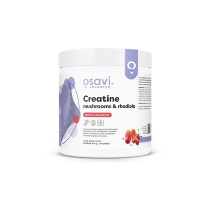 OSAVI - Creatine, mushrooms & rhodiola, cherry & strawberry - 300 grams