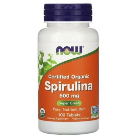 Now Foods - Spiruline 500Mg