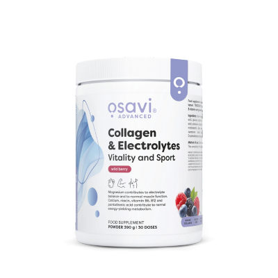 OSAVI - Collagène & Électrolytes Vitalité et Sport – 390 g – Fruits des bois