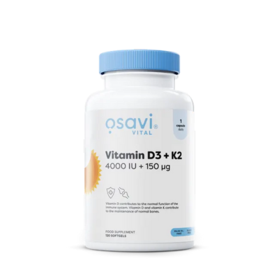 OSAVI - Vitamin D3 + K2, 4000 IU + 150 μg