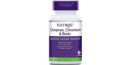 Natrol – Cinnamon, Chromium & Biotin – 60 Tablets
