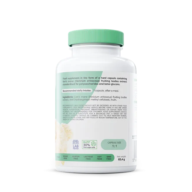 Osavi – Lion’s Mane 600 mg - 120 Capsules – Image 2