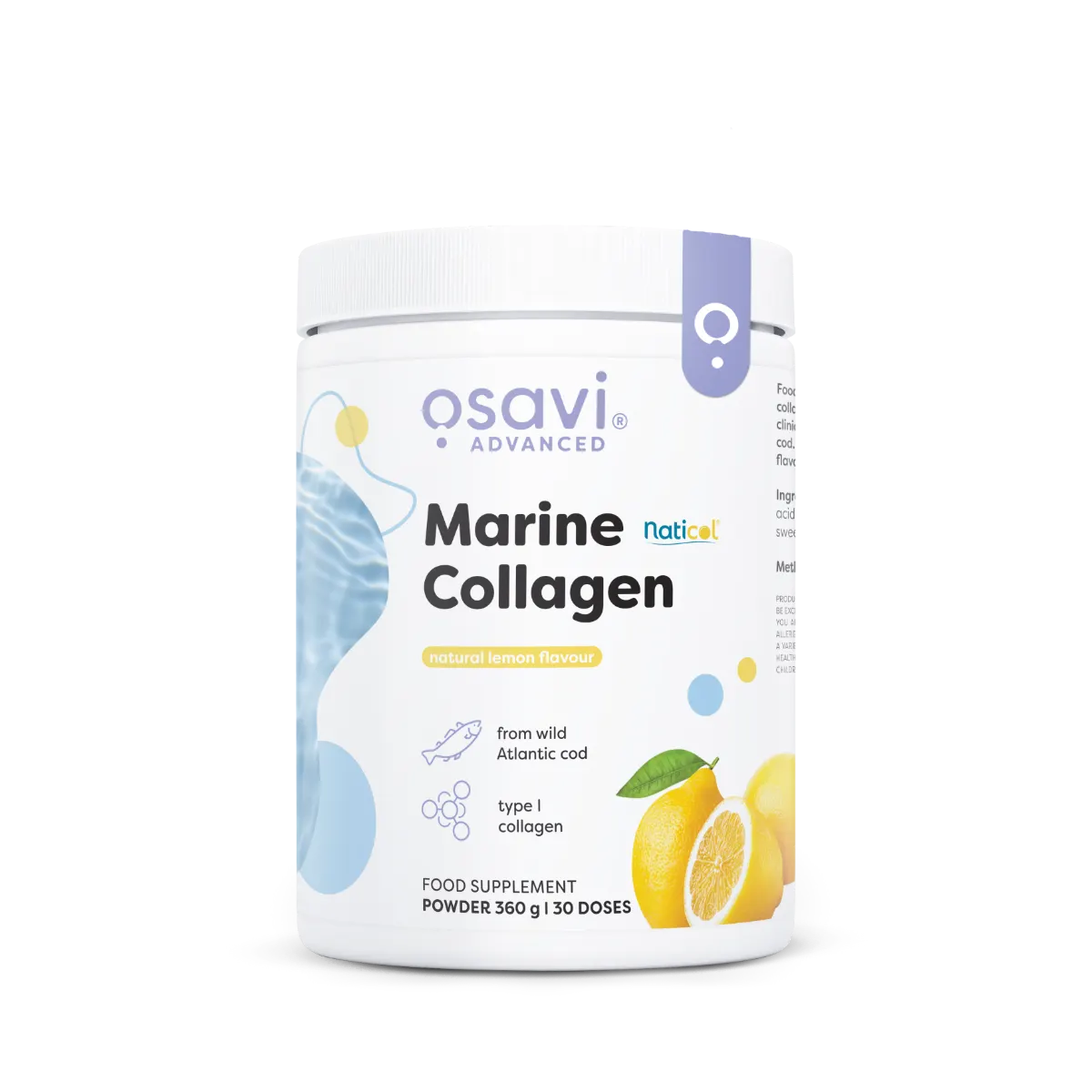Osavi – Collagène Marine – Citron– 360g