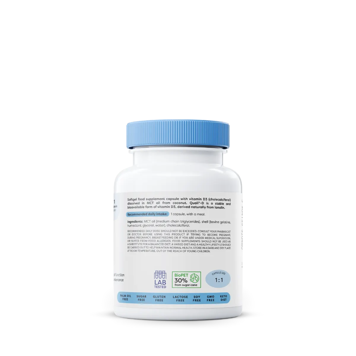 Osavi – Vitamin D3, 2000 IU – 60 Capsules – Image 3