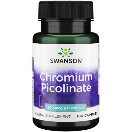 Swanson – Chromium Picolinate 200mcg 100 Capsules