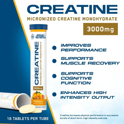 Applied Nutrition - Comprimés effervescents de créatine monohydrate - Tropical – Image 4