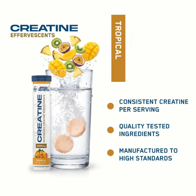 Applied Nutrition - Comprimés effervescents de créatine monohydrate - Tropical – Image 2